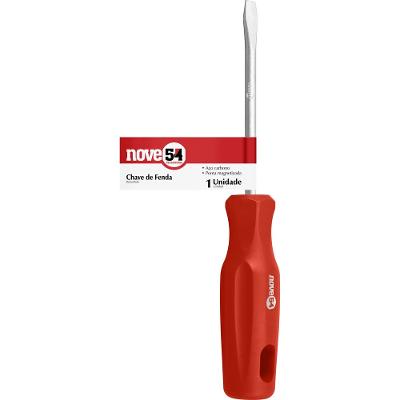 Chave fenda 1/4x4" aço carbono - Nove54