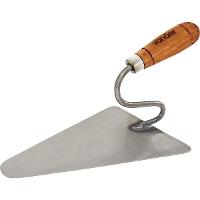 Colher para pedreiro 9" triangular cabo madeira Vonder - 1