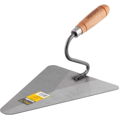 Colher para pedreiro 10" triangular cabo madeira - Vonder