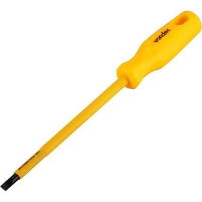 Chave fenda 1/4x6" cromo vanádio haste isolada 1000v Vonder