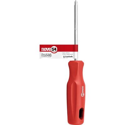 Chave phillips 1/8x2" n.0 aço carbono - Nove54
