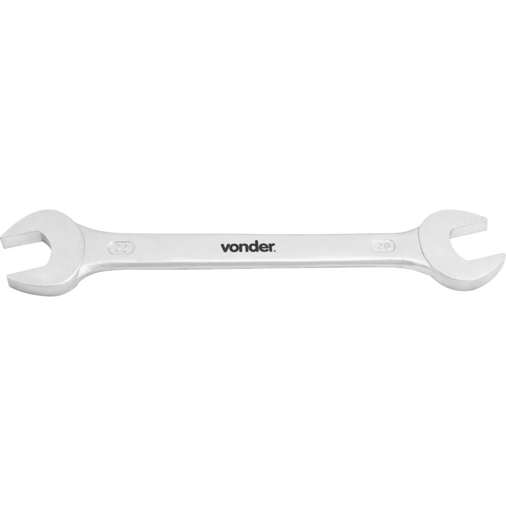 Chave Fixa 20 mm x 22 mm em Aço Cromo Vanádio Vonder - 5
