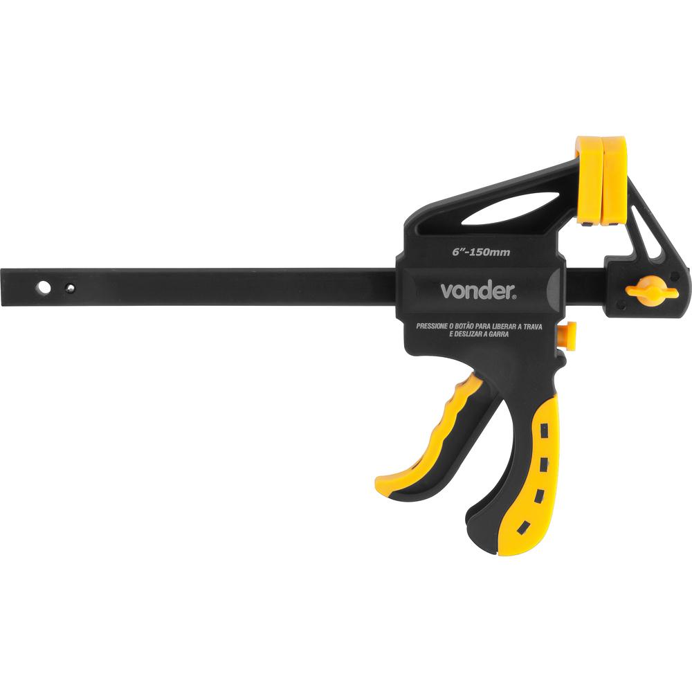 Grampo Tipo Sargento de Aperto Rápido 6" Ga 606 Vonder - 1