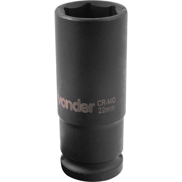 Soquete Sextavado de Impacto Longo Encaixe 1/2" 22mm Vonder - 1