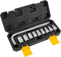 Soquete Estriado Encaixe 1/2" Jg 08A20mm 10Pc Vonder - 1