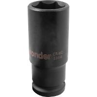 Soquete Sextavado de Impacto Longo Encaixe 1/2" 23mm Vonder - 2