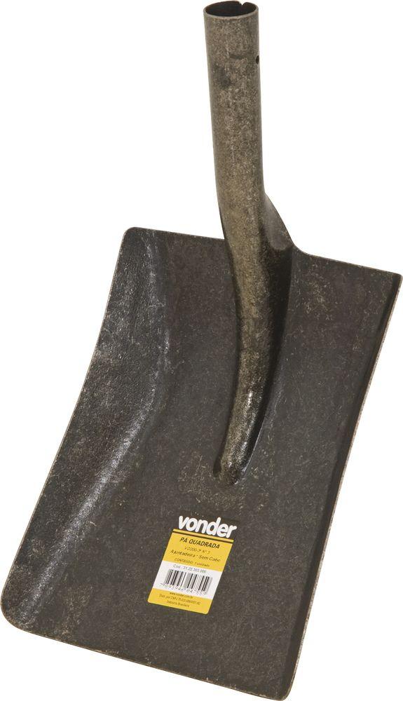 Pá quadrada 248x295mm n.3 sem cabo vd200 Vonder - 1