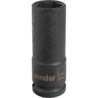 Soquete Sext Impacto Longo Encaix 1/2" 19mm Aço Cromo Vonder - 2