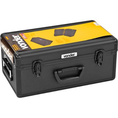 Maleta para ferramentas 475x260x210mm preta mf957 - Vonder