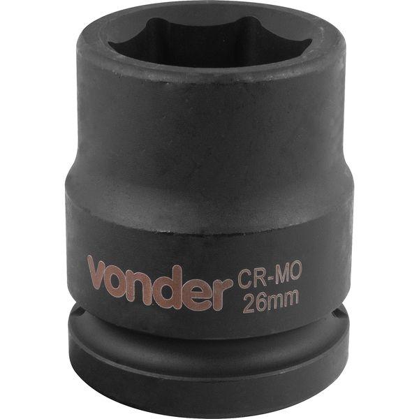 Soquete Sextavado de Impacto Encaixe 3/4" 26mm Vonder - 2
