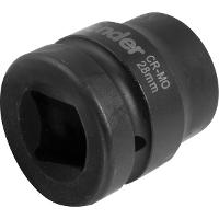 Soquete Sextavado Impacto Encaixe 1" 28mm Aço Cromo Vonder - 3