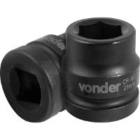 Soquete Sextavado Impacto Encaixe 1" 28mm Aço Cromo Vonder - 4