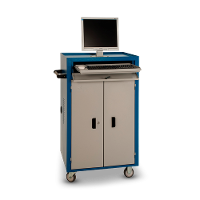 Rack para computador Aberto com 1 Prateleira fixa RPCV04 CMB - 2