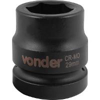 Soquete Sextavado Impacto Encaixe 1" 29mm Aço Cromo Vonder - 3