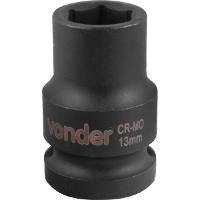 Soquete Sextavado de Impacto enc 1/2" 13mm Aço Cromo Vonder - 2