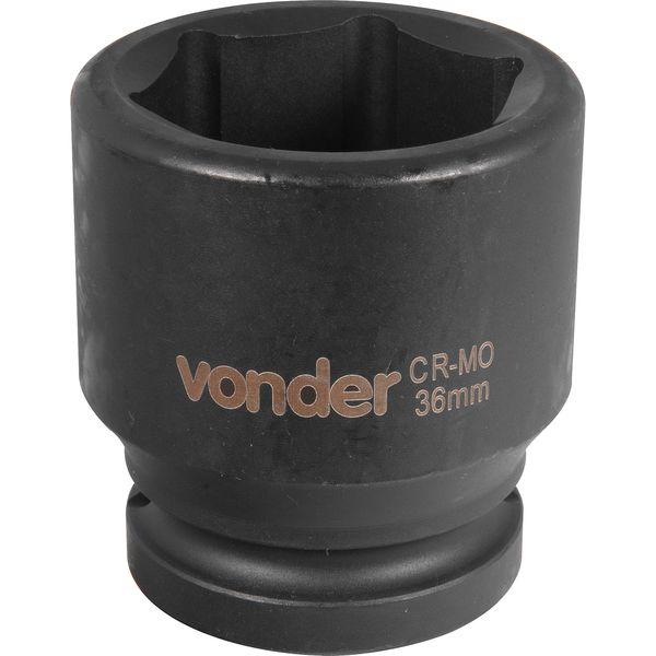 Soquete Sextavado Impacto Encaixe 3/4" 36mm Aço Cromo Vonder - 2