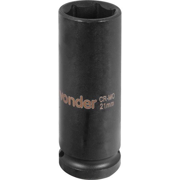 Soquete Sextavado de Impacto Longo Encaixe 1/2" 21mm Vonder - 2