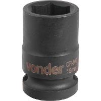 Soquete Sextavado de Impacto enc 1/2" 16mm Aço Cromo Vonder - 2