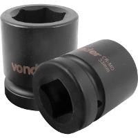 Soquete Sextavado Impacto Encaixe 1" 33mm Aço Cromo Vonder - 1