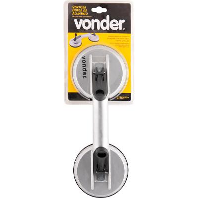 Ventosa dupla alumínio capacidade 50kg - Vonder