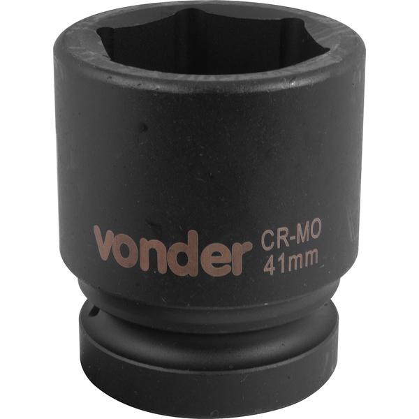 Soquete Sextavado de Impacto Encaix 1" 41mm Aço Cromo Vonder - 4