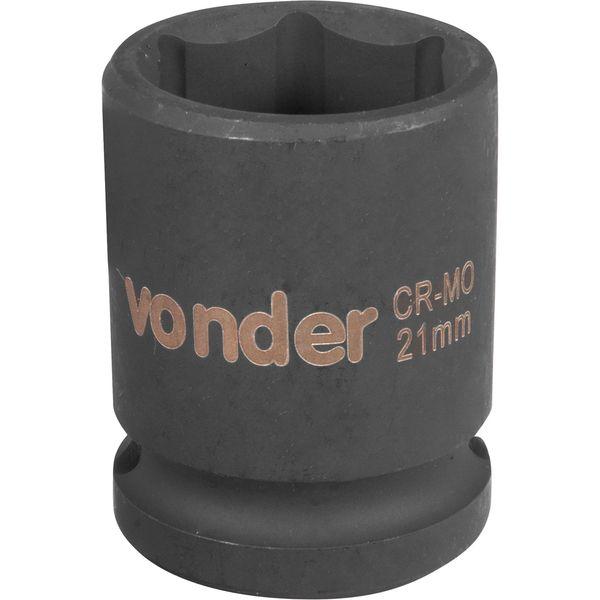 Soquete Sextavado de Impacto Encaixe 1/2" 21mm Vonder - 2