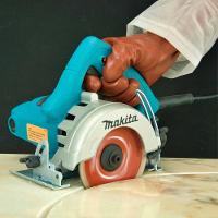 Serra Mármore 125 mm 1450W 12200 RPM Industrial Sem Bateria Sem Carregador 4100NH2Z 220V Makita - 9