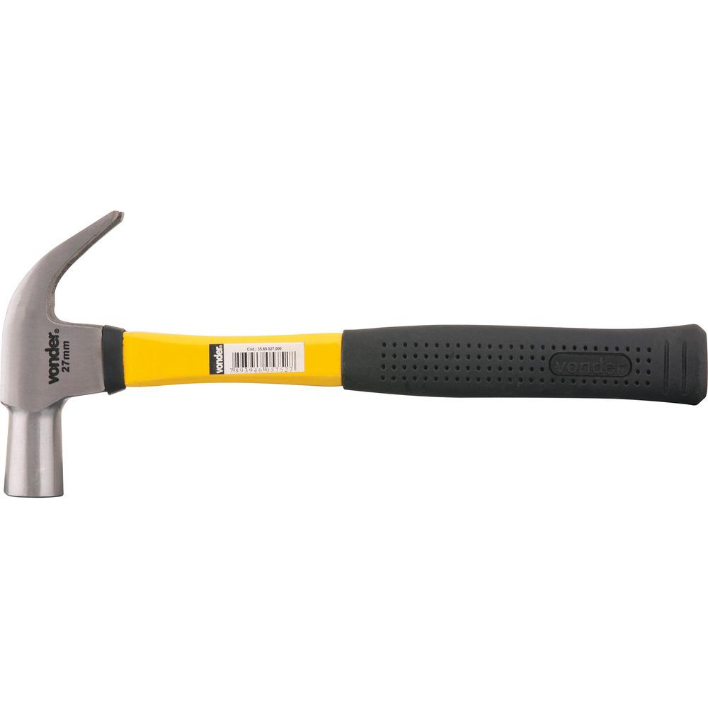 Martelo Unha 25mm Aço Forjado Cabo Fibra Emborrachado - Vond - 2