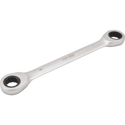 Chave estrela com catraca 10x11mm cromo vanádio Vonder