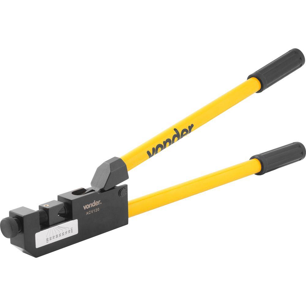 Alicate crimpador acv120 sem catraca 10mm² à 120mm² Vonder - 2