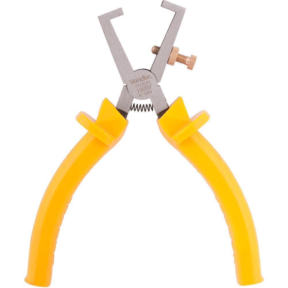 Alicate desencapador de fios 6" vanádio isolado 1000v Vonder - 2