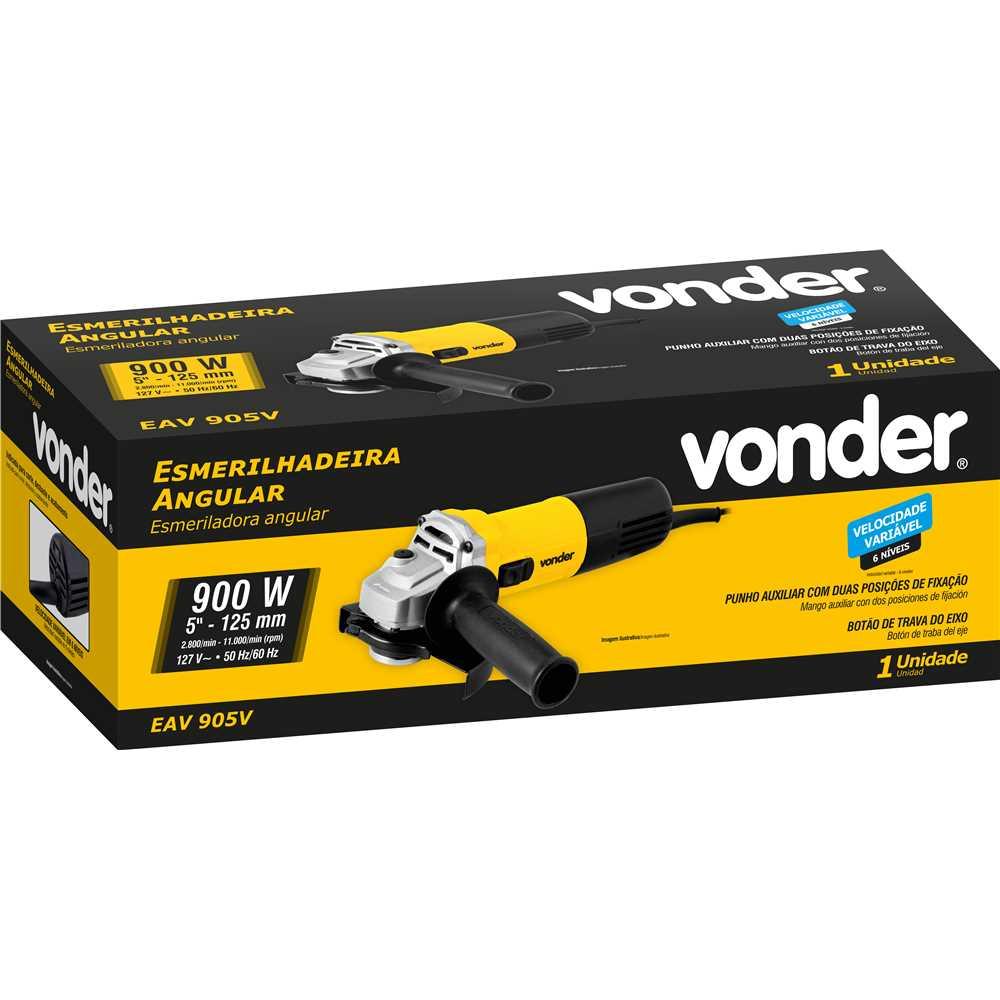 Esmerilhadeira Angular 5'' 127V EAV905V Vonder - 2