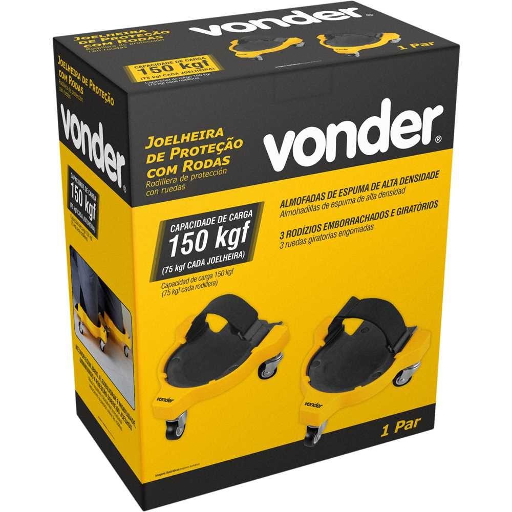 Joelheira De Proteção Com Rodas Vonder - 1