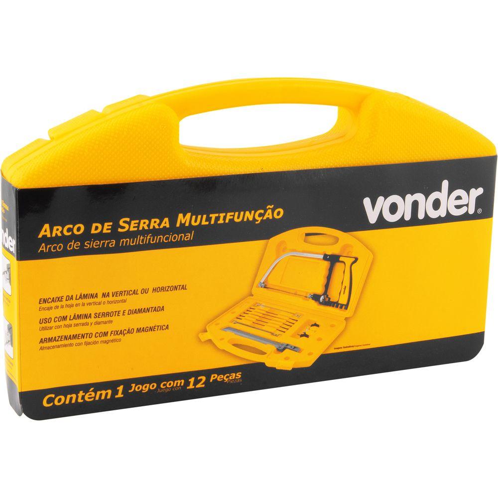 Arco de Serra Multifunção Jogo com 12 peças Vonder - 5
