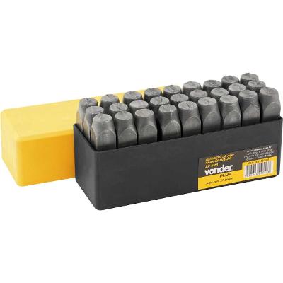 Alfabeto de aço punção 6mm a-z para gravação - Vonder Plus
