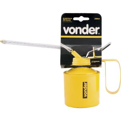 Almotolia metálica 250ml bico flexível - Vonder