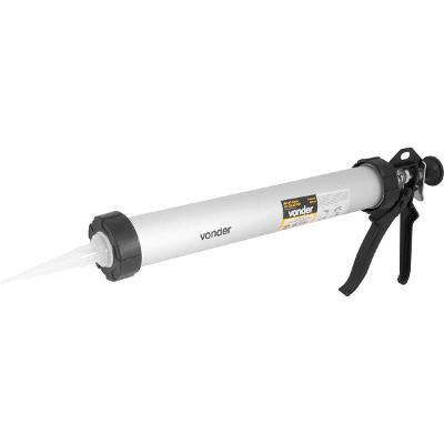 Aplicador para silicone tubular 600ml alumínio - Vonder