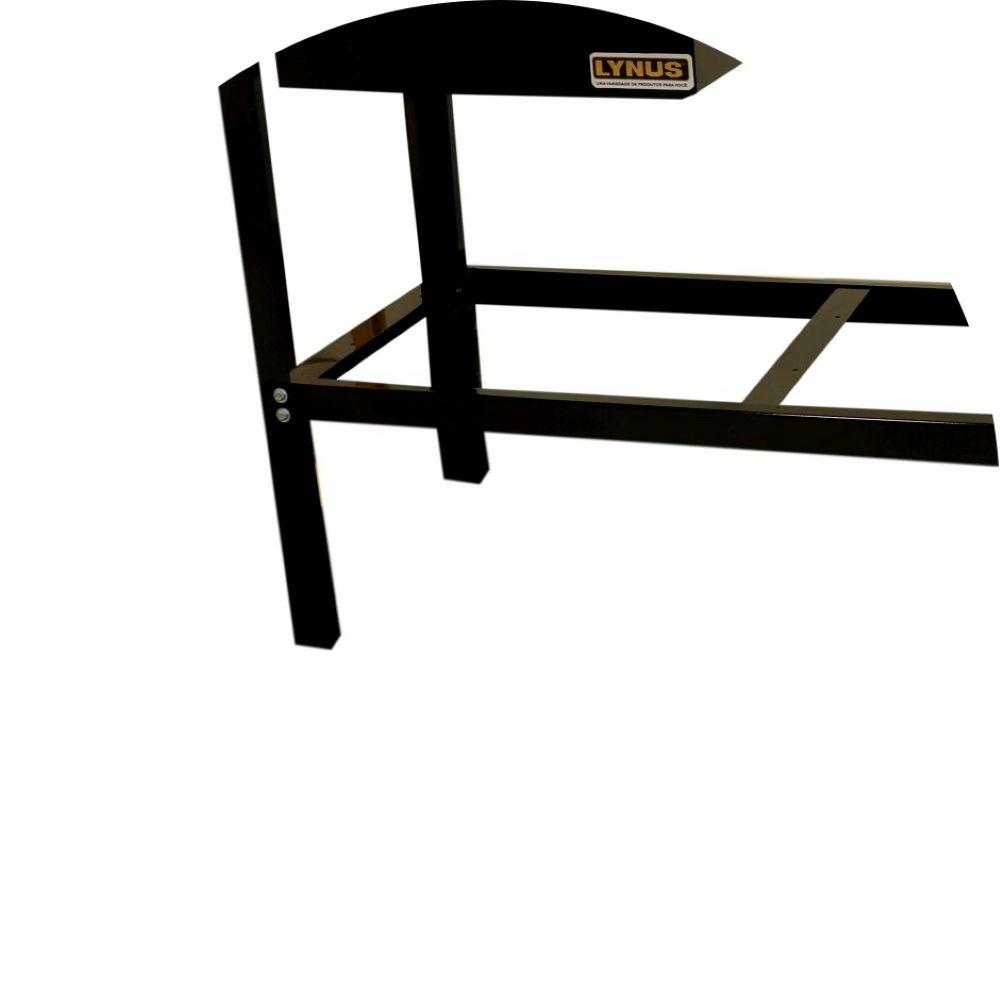 Bancada Oficina Aberta 400kgf Com 2 Gavetas Tampo de 40mm Pintura Epóxi à Pó BML-2000 Lynus - 4