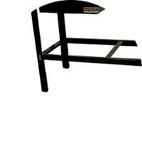 Bancada Oficina Aberta 400kgf Com 2 Gavetas Tampo de 40mm Pintura Epóxi à Pó BML-2000 Lynus