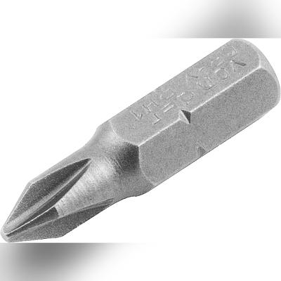 Bits ponteira philips 1/4" n.1 3/16x25mm c/ 5 peças Vonder