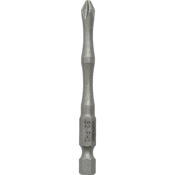 Bits de Torção S2 1/4 N. 2 75Mm com 2 Peças Vonder - 2