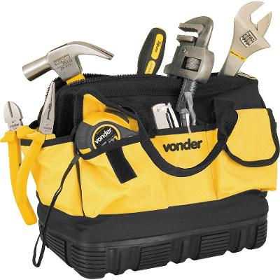 Bolsa lona 320x190x280mm 18 divisões bl010 - Vonder