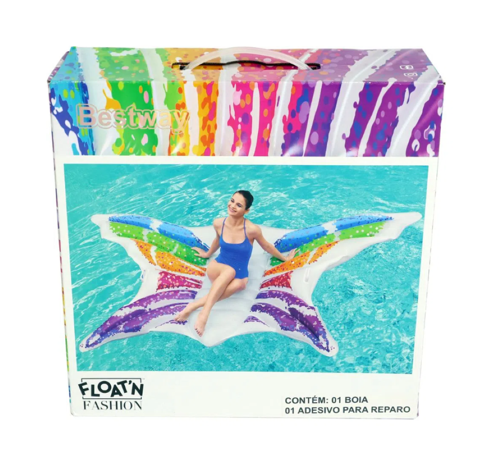 Boia Inflável Divertida Borboleta Piscina Água Mar W96687 Bel - 2