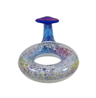 Boia Inflável Cauda de Sereia com Glitter Piscina Água Mar Praia W11355 Bel - 2