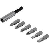 Bits/Ponteiras Vonder Crv com 7 peças Encaixe 1/4" - 1