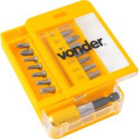 Bits/Ponteiras Vonder Crv com 15 peças Engate Rápido 1/4" - 3