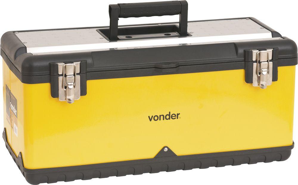 Caixa Metálica Ferramentas Baú 590x285x270mm Bandej Vonder - 1