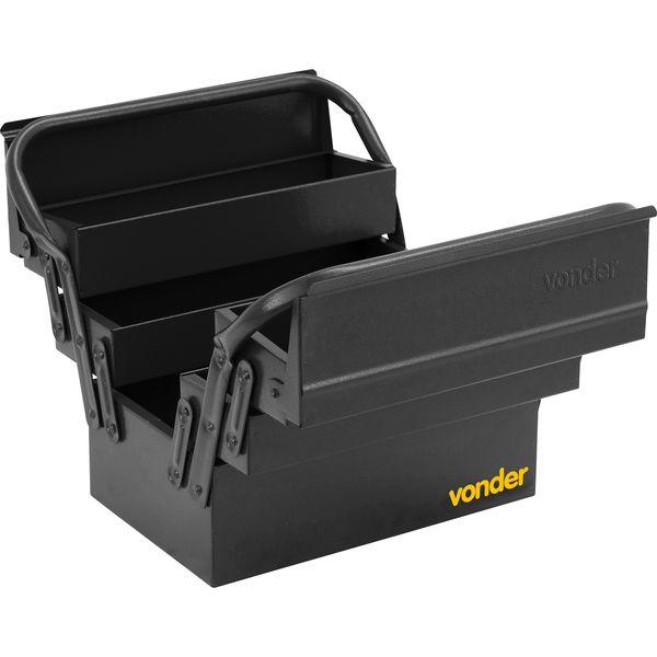 Caixa metálica ferramentas Sanf. 300X190X200mm 5 gav Vonder - 2