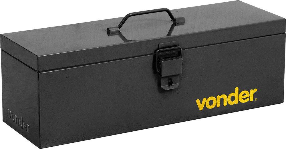 Caixa metálica ferramentas baú 500x160x170mm Vonder - 2