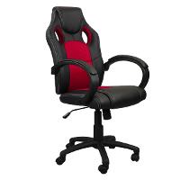 Cadeira Presidente Gamer Pel-3002 Sintético Preta/Verm Pel - 1